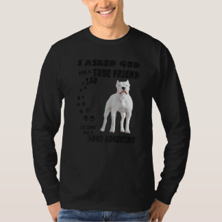 Camiseta Dogo Argentino Cita A Mamá Papá Imprimir Mas Argen