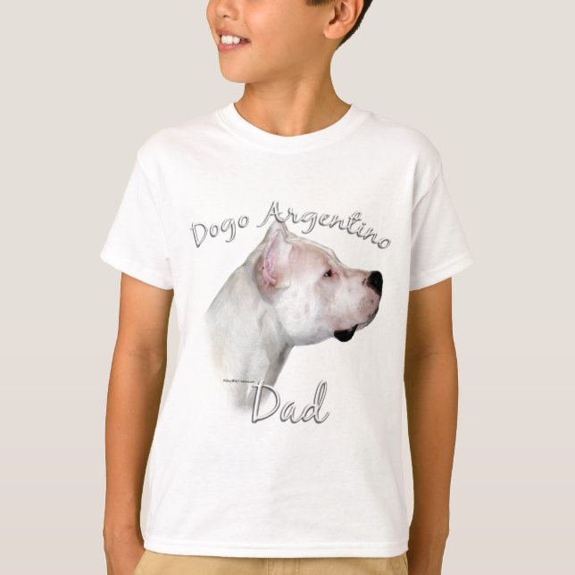 Camiseta Dogo Argentino Dad 2 (Anverso)