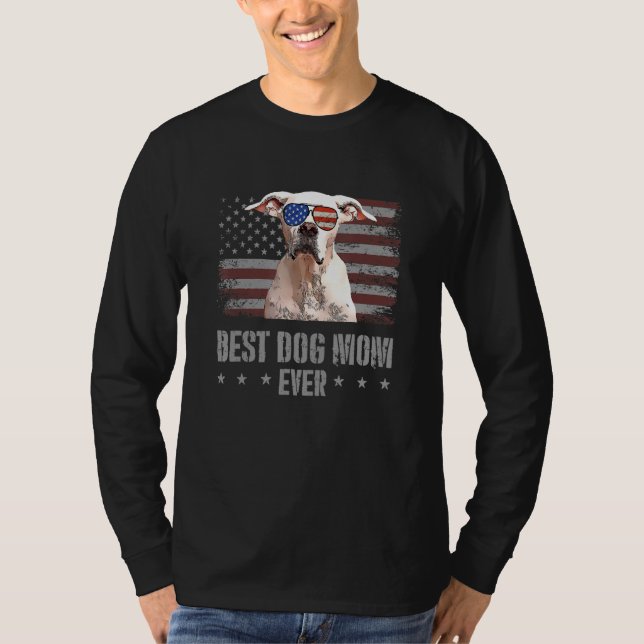 Camiseta Dogo Argentino Mejor Madre De Perro Eeuu (Anverso)
