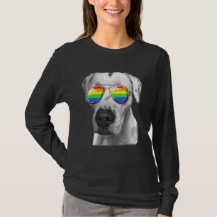 Camiseta Dogo Argentino Perro Gay Bandera del Orgullo Gay G