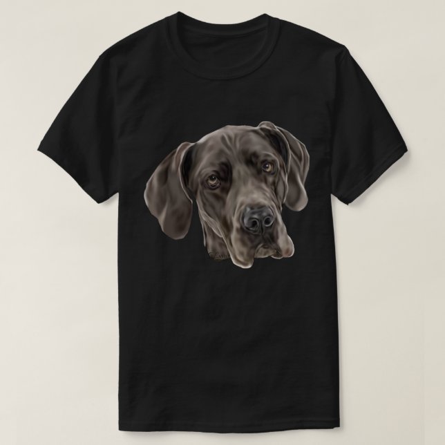 Camiseta Dogo Danés (Diseño del anverso)
