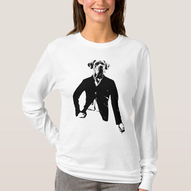 Camiseta Dogo de Burdeos manso (Anverso)