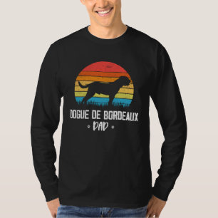 Camiseta Dogo de Burdeos Papá Retro Vintage