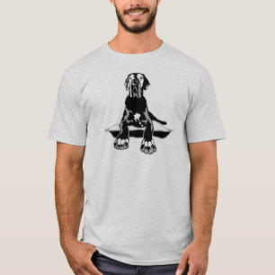 Camiseta Dogo Gran Danés divertido Ilios 