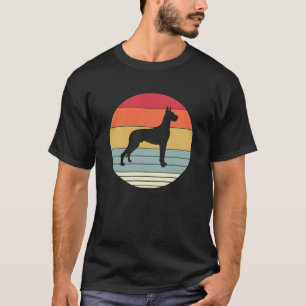 Camiseta Dogo Gran Danés Retro Estilo Vintage Raza de Perro