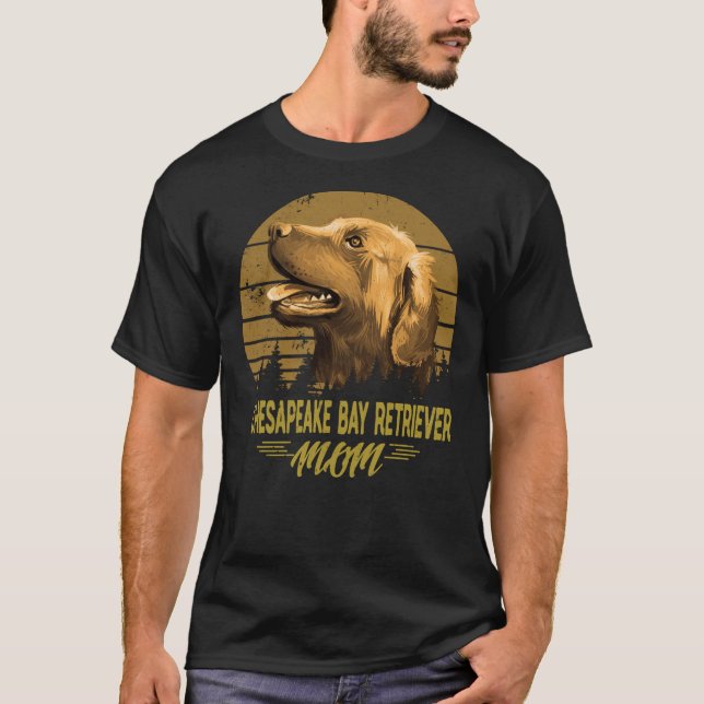 Camiseta Dogs 365 Chesapeake Bay Recuperever Mom Dog Regalo (Anverso)