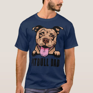 Camiseta Dogs 365 Pitbull Dad Dog Pitbull Dad Gift 
