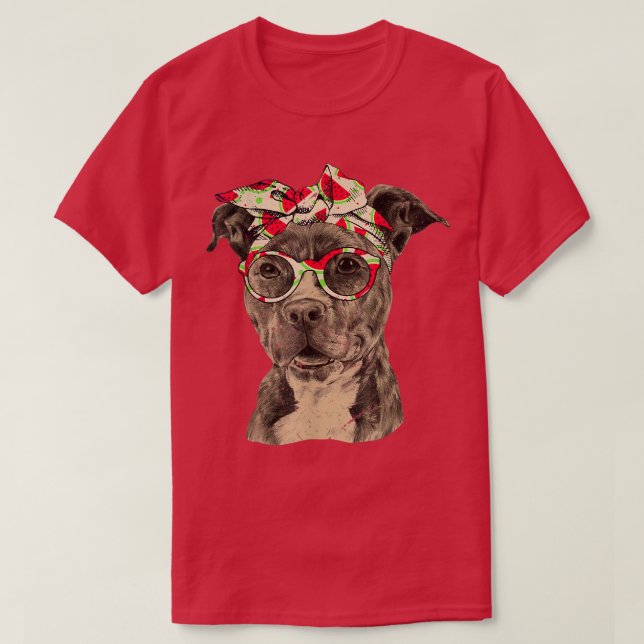Camiseta Dogs 365 Pitbull Mom Pit Bulldog Lover Regalo  (Diseño del anverso)