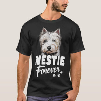 Camiseta Dogs 365 Westie Forever Cute Dog Lover Gift