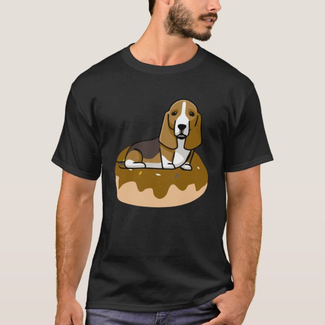 Camiseta Dogs And Donuts Dog  For Women Men Love Dog (Anverso)