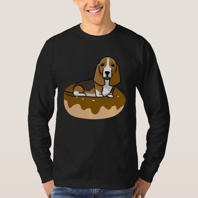 Camiseta Dogs And Donuts Dog  For Women Men Love Dog (Anverso)