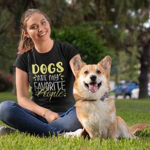 Camiseta Dogs are my Favorite People Funny dog