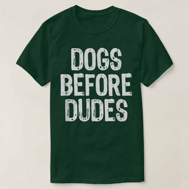 Camiseta Dogs Before DudesChristmas  (Diseño del anverso)