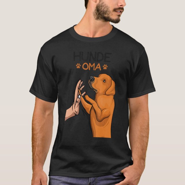 Camiseta Dogs Grandma Rhodesian Ridgeback Female (Anverso)