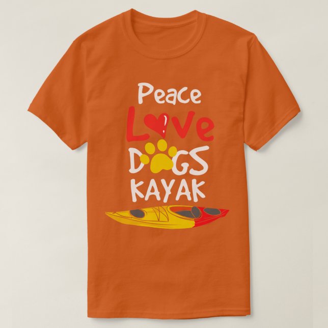 Camiseta Dogs Kayak (Diseño del anverso)