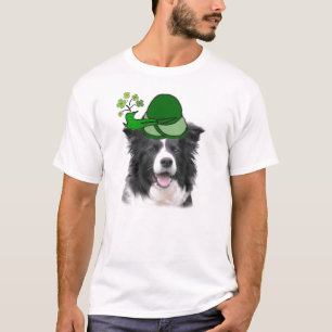 Camiseta Dogs~Original Ditzy Tee~Border Collie~St. Pat