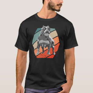 Camiseta Dogs Pitbull Pitti Retro Staffordshire Terrier