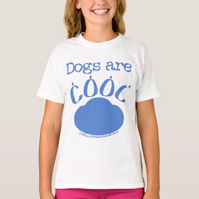 Camiseta DOGS son Guay Paw Print (Anverso)