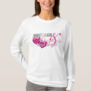 Camiseta Dogtags y clase de los diamantes de chica
