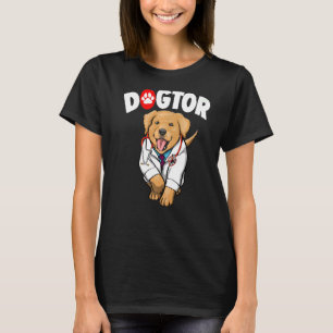 Camiseta Dogtor Cute Labrador: Las mujeres aman a la Médica