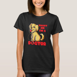 Camiseta Dogtor Golden Labrador Retriever Puppy Vet Tech Ve