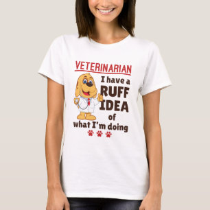 Camiseta Dogtor Ruff Idea Médica animal veterinario