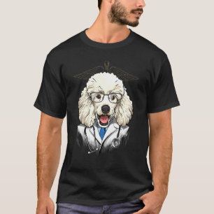 Camiseta Dogtor Toy Poodle Vet Médica Médico Puppy Mascota 