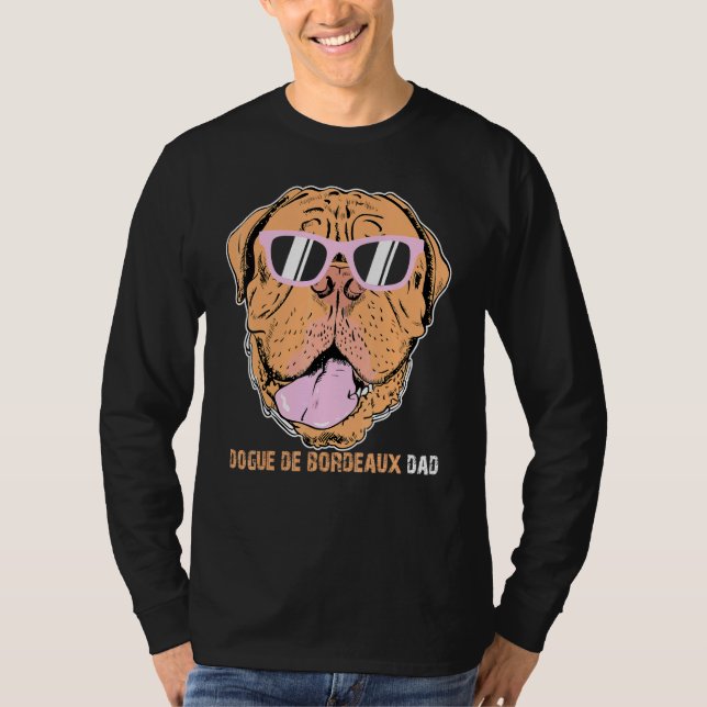 Camiseta Dogue De Bordeaux Dad Tee Para Dueños De Perros Pa (Anverso)