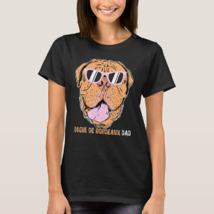 Camiseta Dogue De Bordeaux Dad Tee Para Dueños De Perros Pa