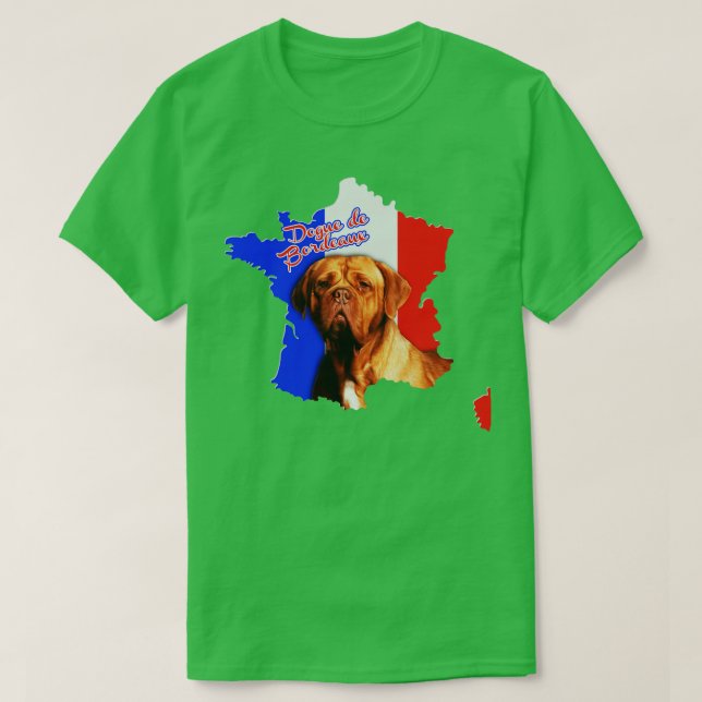 Camiseta Dogue de Bordeaux Mastiff Francés (3) (Diseño del anverso)