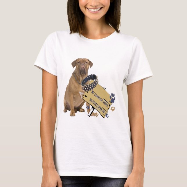Camiseta Dogue De Bordeaux me vigila (Anverso)