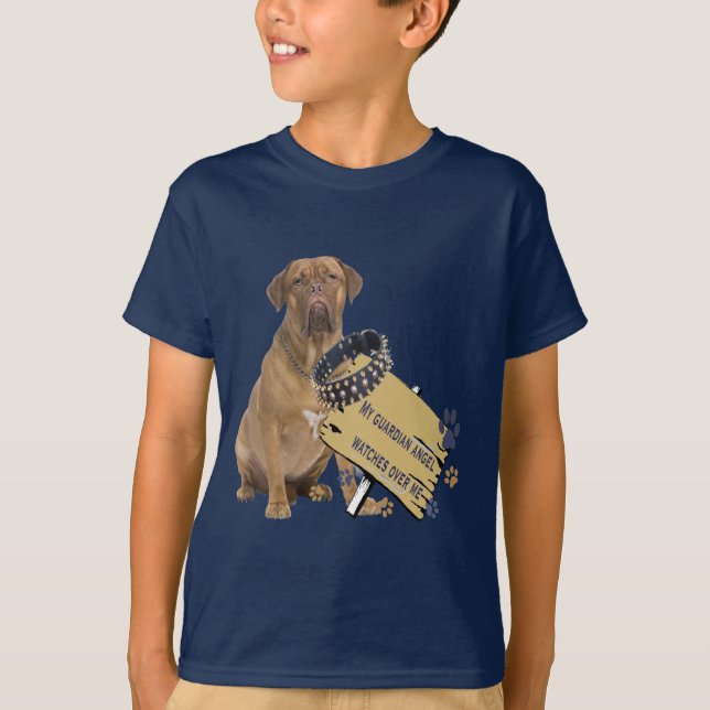 Camiseta Dogue De Bordeaux me vigila (Anverso)