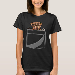 Camiseta Dogue de Burdeos En Un Bolsillo