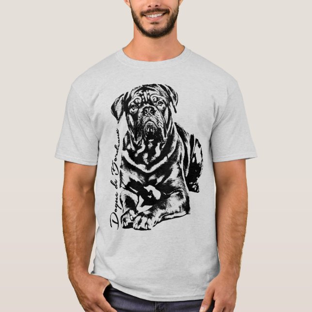 Camiseta Dogue de Burdeos - Mastiff francés (Anverso)