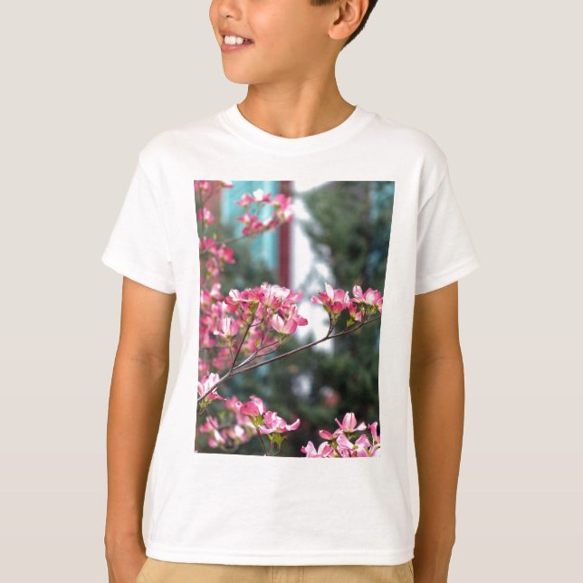 Camiseta Dogwood rosa (Anverso)