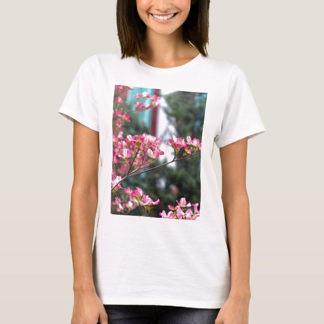 Camiseta Dogwood rosa (Anverso)