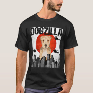 Camiseta Dogzilla Lakeland Terrier japonés de divertida cos