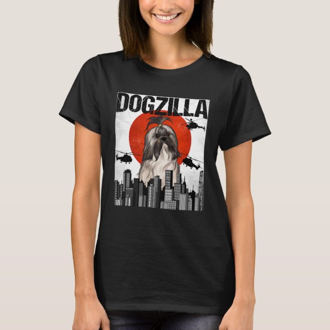 Camiseta Dogzilla Lhasa Apsos (Anverso)