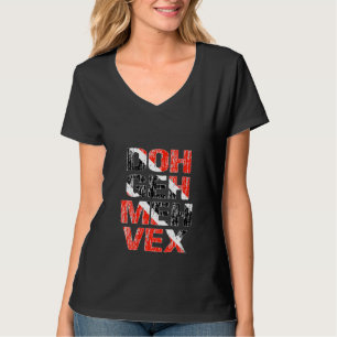 Camiseta Doh Geh Meh Vex Tri, mujer trinitense tobagana