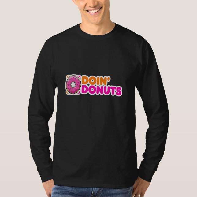Camiseta Doin Donuts no importa si no me importa la pistola (Anverso)