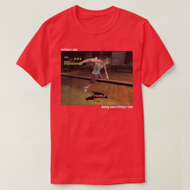 Camiseta Doing Everything I Can (Diseño del anverso)