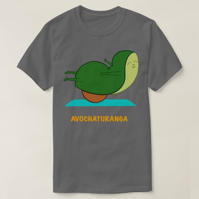 Camiseta Doing Yoga Pose con aguacate (Diseño del anverso)
