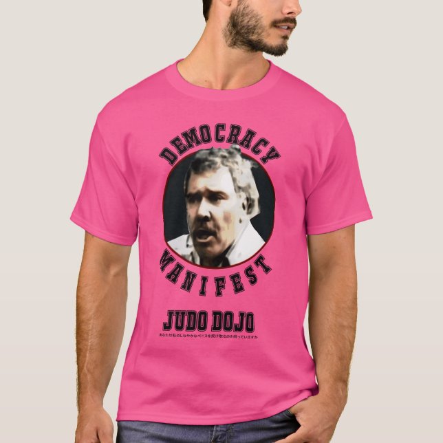 Camiseta Dojo judo de la manifestación democrática (Anverso)
