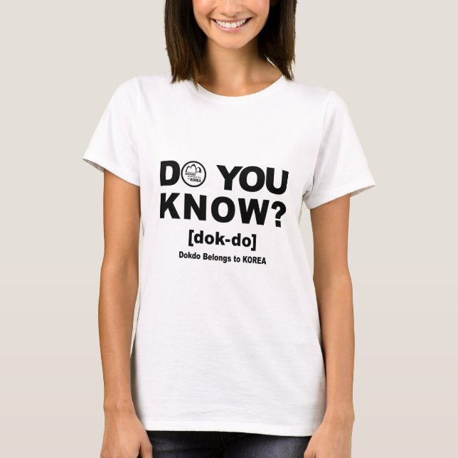 Camiseta Dokdo (Anverso)