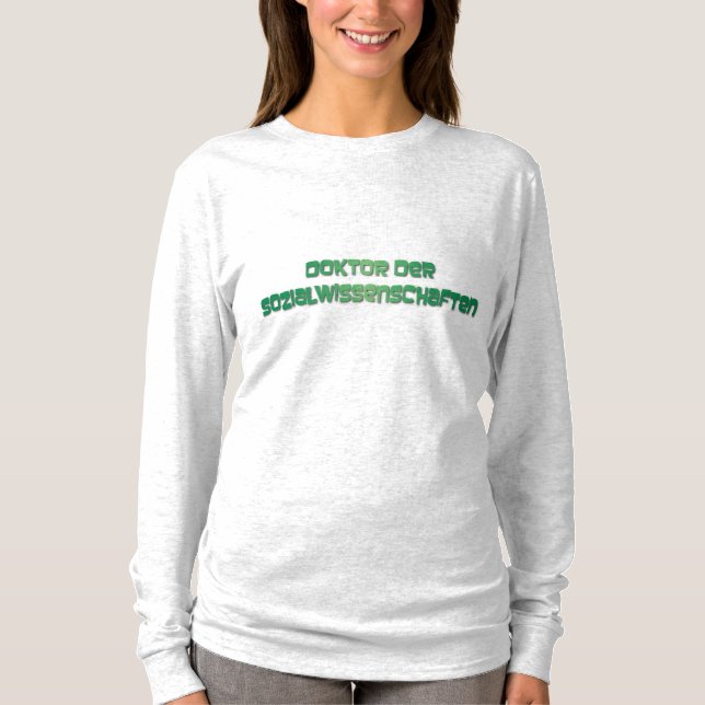 Camiseta Doktor der Sozialwissenschaften (Anverso)