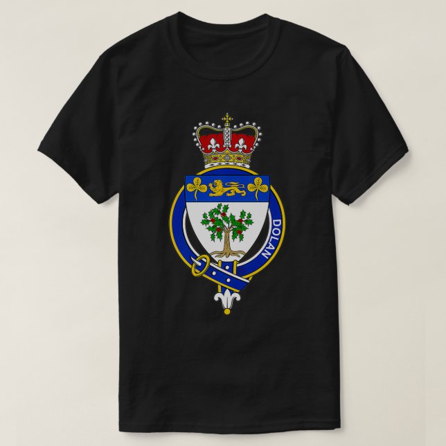 Camiseta Dolan Coat of Arms Family Crest Premium  (Diseño del anverso)