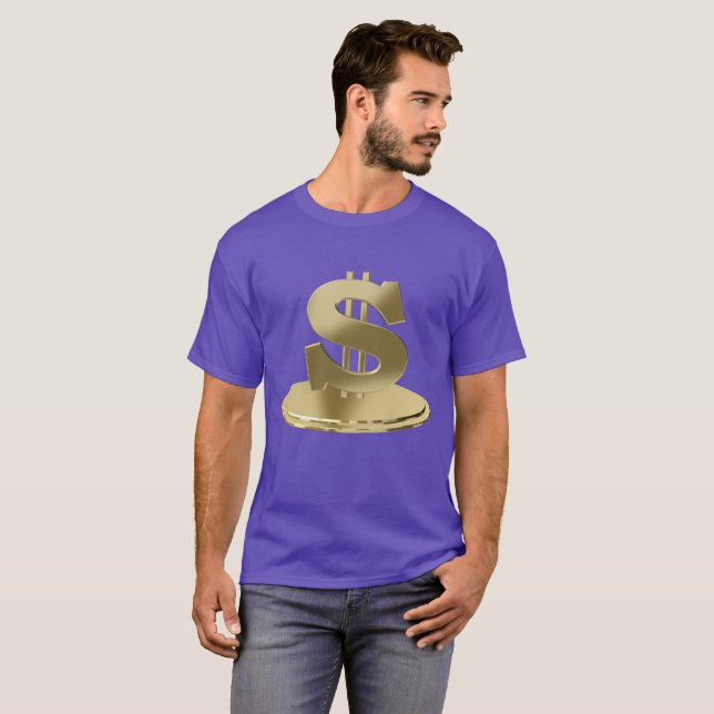 Camiseta Dólar dorado (Anverso completo)