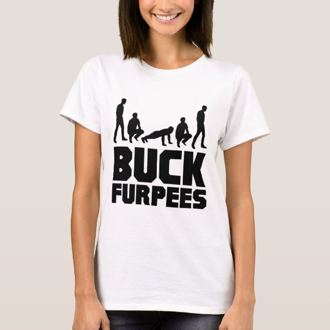 Camiseta Dólar Furpees -- Aptitud de Burpees (Anverso)