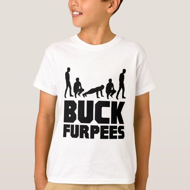 Camiseta Dólar Furpees -- Aptitud de Burpees (Anverso)