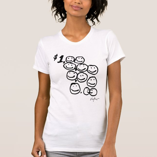Camiseta Dólares de un Gazillion (Anverso)